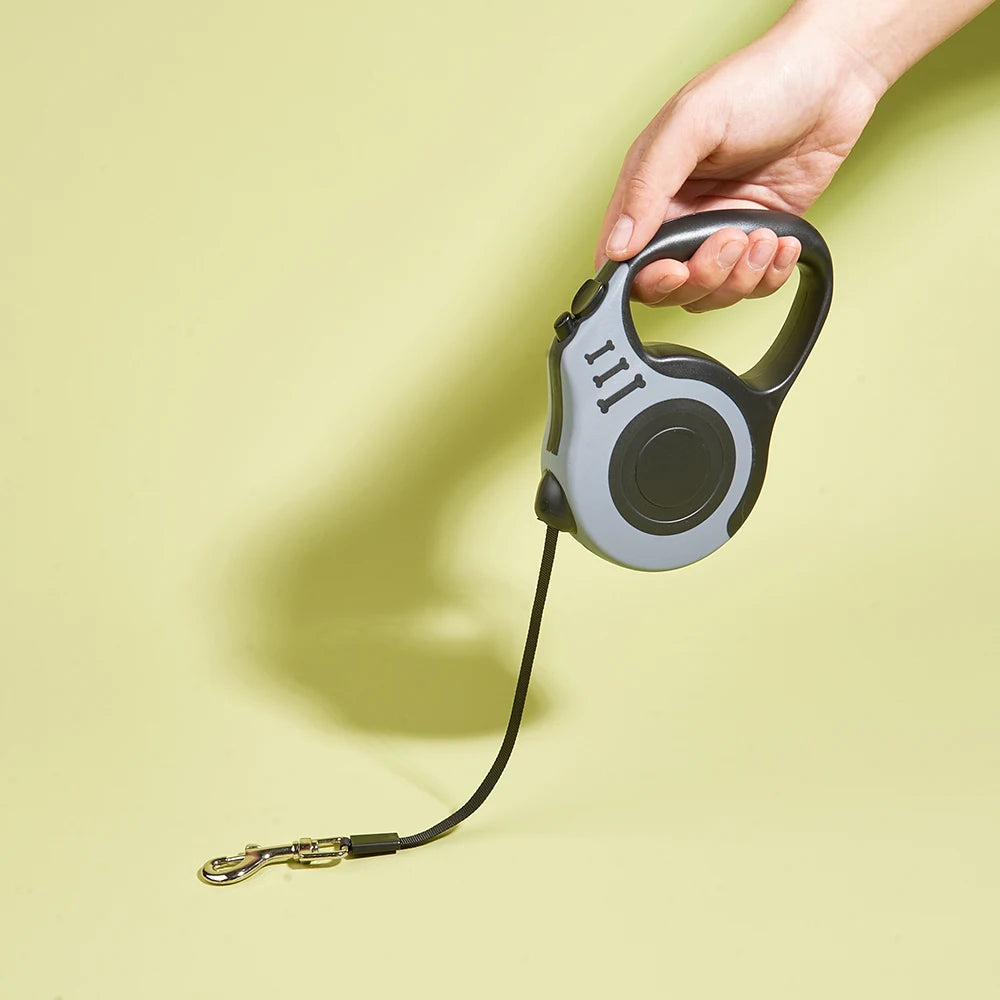 Guia Retrátil 5m para Cães e Gatos — FlexiWalk Leash