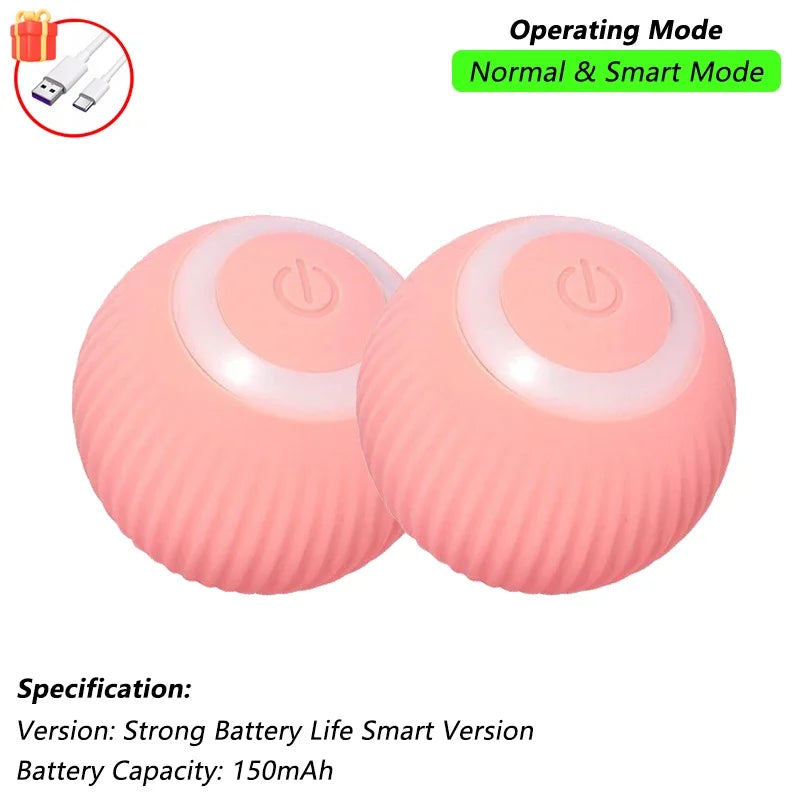 Bolinha Interativa Automática para Gatos — RollingPet Toy