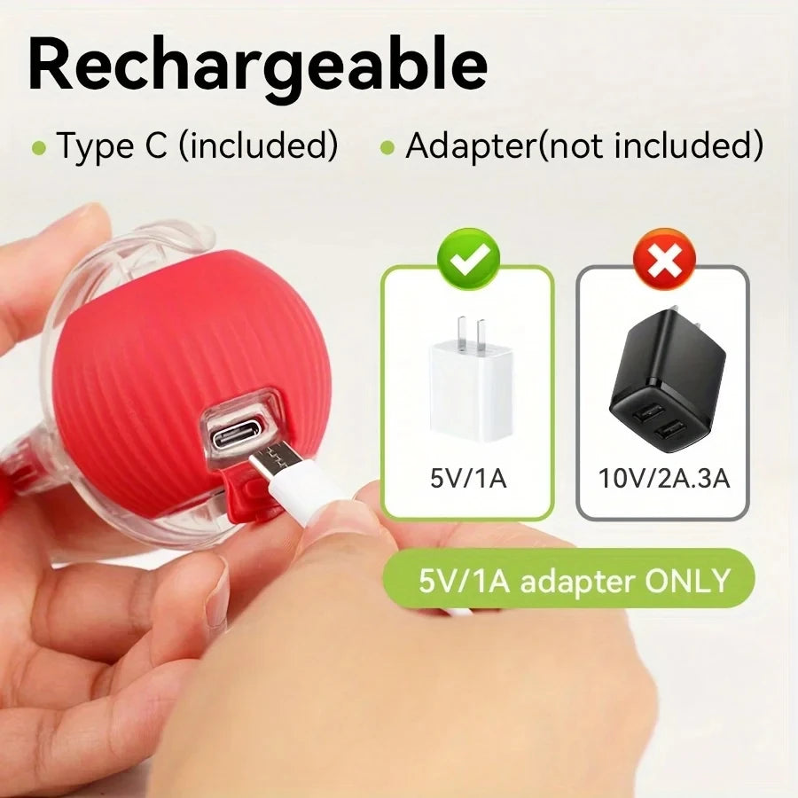 Bolinha Interativa Automática para Gatos — RollingPet Toy