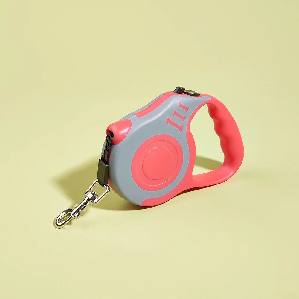 Guia Retrátil 5m para Cães e Gatos — FlexiWalk Leash