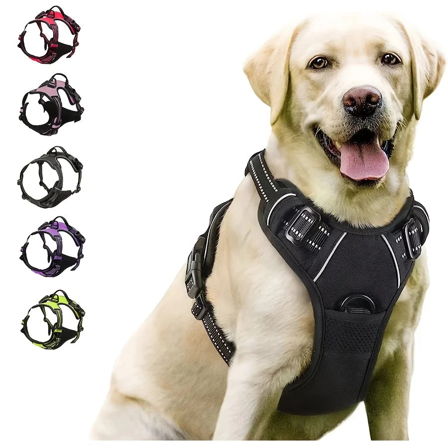 Peitoral Anti-Puxão com Alça de Controle para Cães — EasyWalk Harness