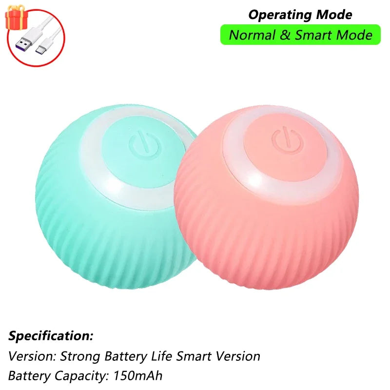 Bolinha Interativa Automática para Gatos — RollingPet Toy