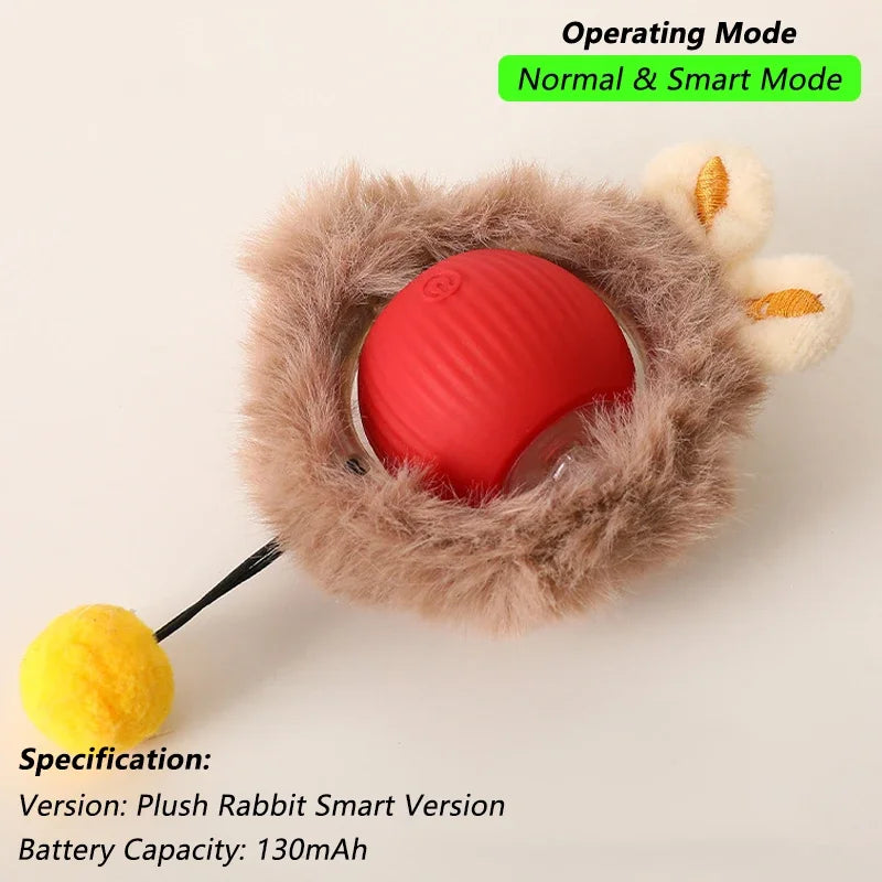 Bolinha Interativa Automática para Gatos — RollingPet Toy