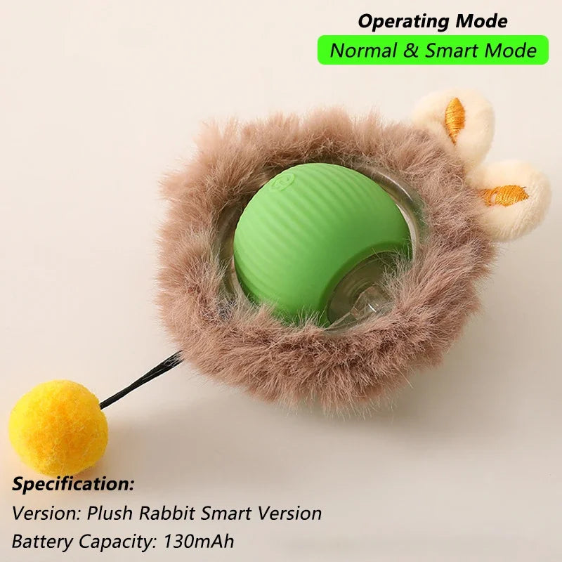 Bolinha Interativa Automática para Gatos — RollingPet Toy