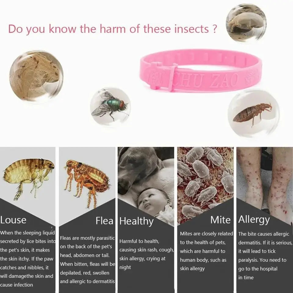 Coleira Antiparasitária de Longa Duração para Pets — ProtectPet Shield