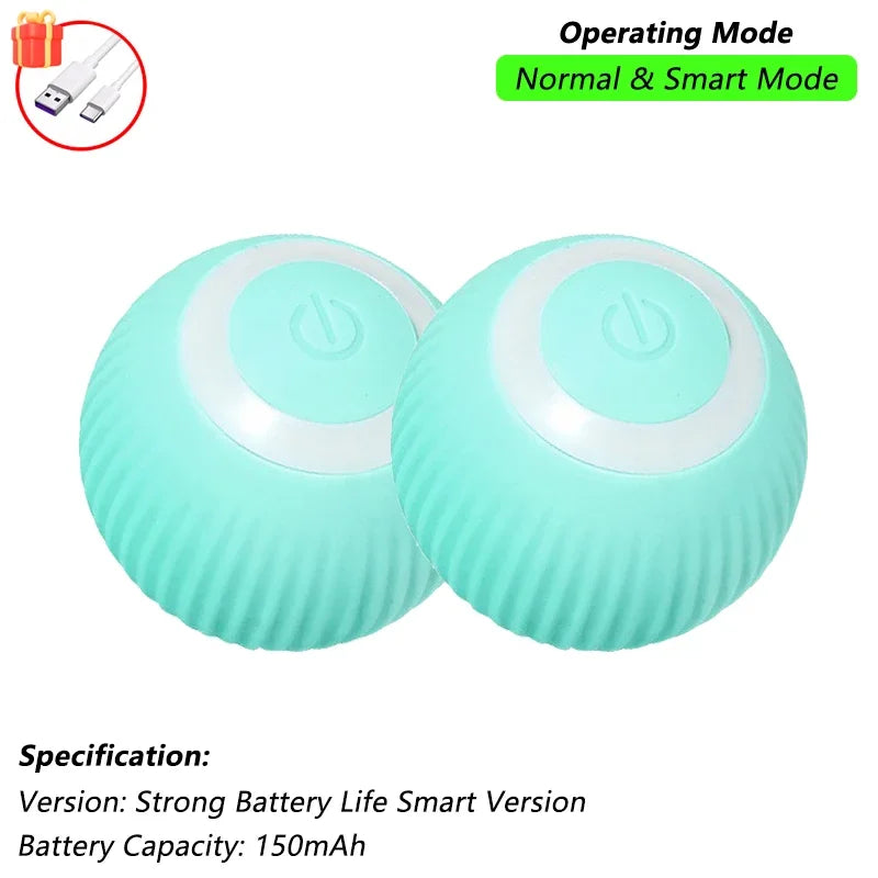 Bolinha Interativa Automática para Gatos — RollingPet Toy