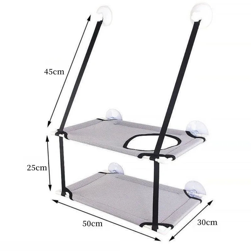 Rede Hammock para Gatos com Ventosa — SunnyCat Perch