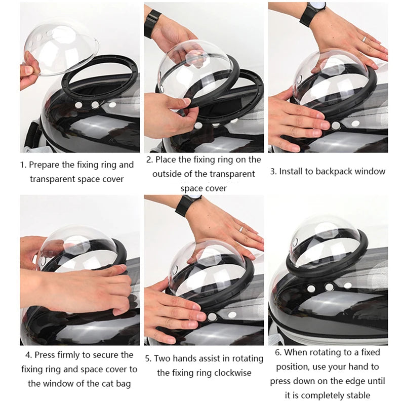Mochila Cápsula Espacial para Pets — SpaceCapsule Bag