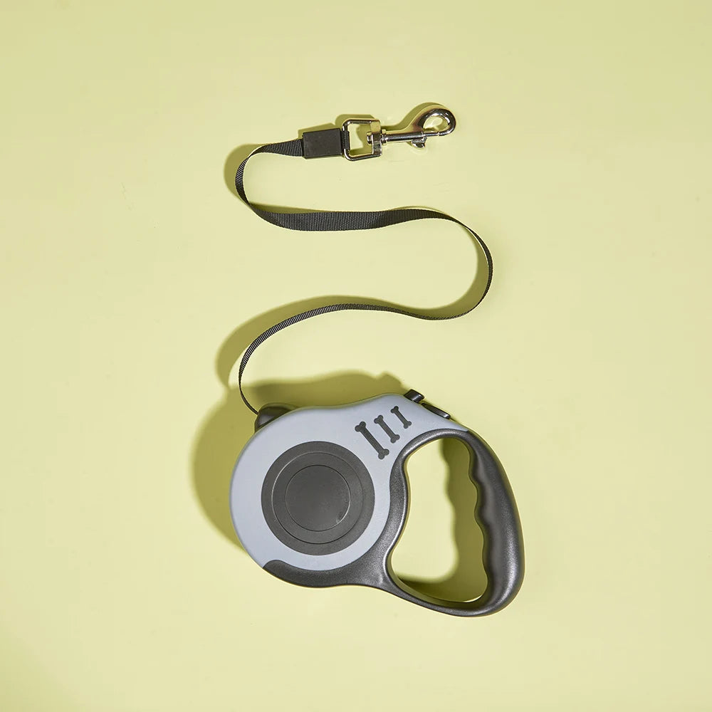 Guia Retrátil 5m para Cães e Gatos — FlexiWalk Leash