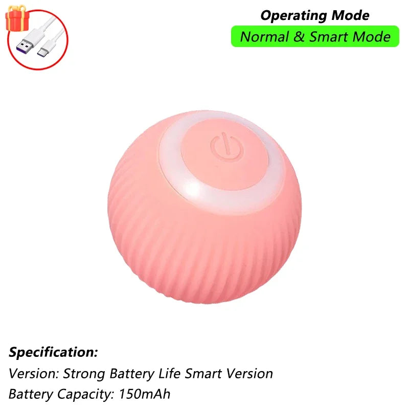 Bolinha Interativa Automática para Gatos — RollingPet Toy