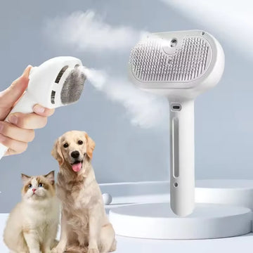 Escova de Massagem a Vapor para Pets — SoftSteam Pro