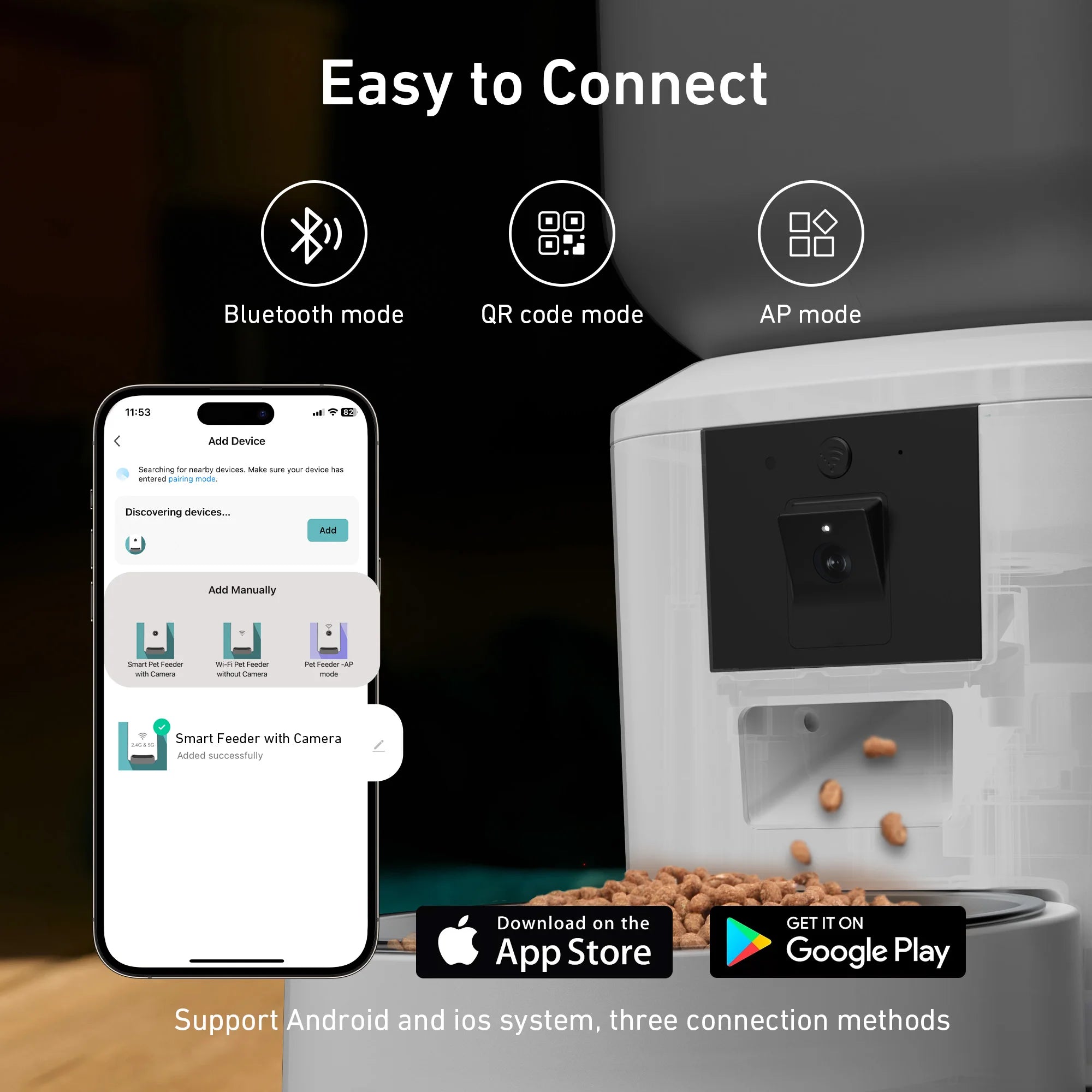 Alimentador Automático Inteligente com Câmera HD — SmartFeeder 8L