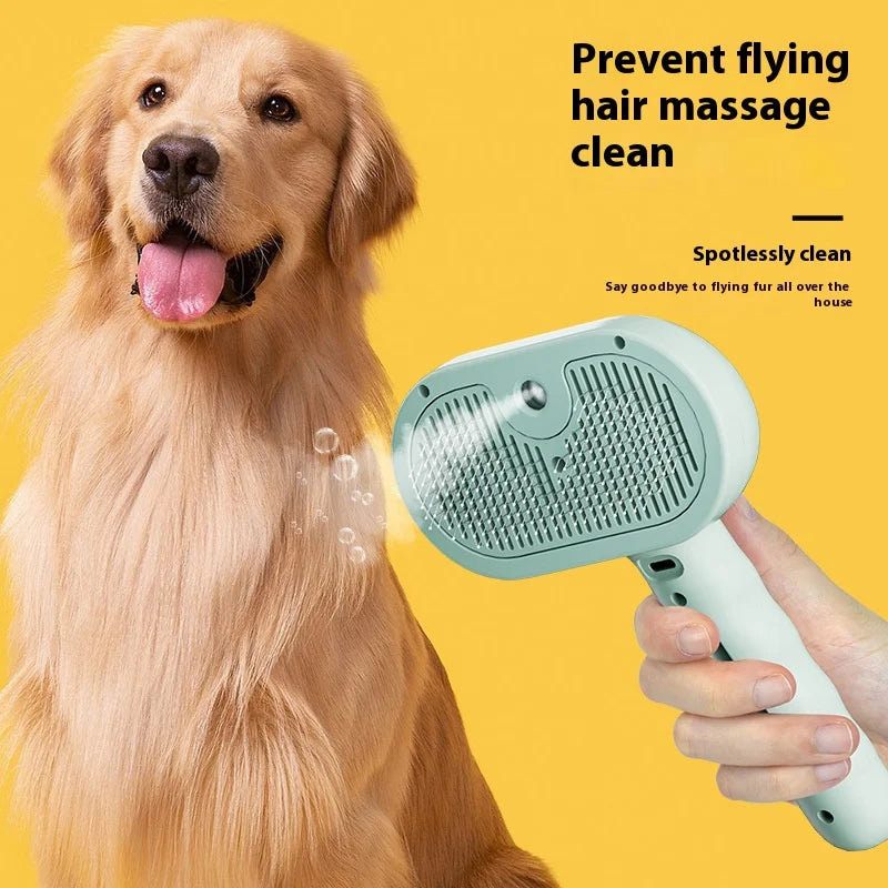 Escova de Massagem a Vapor para Pets — SoftSteam Pro