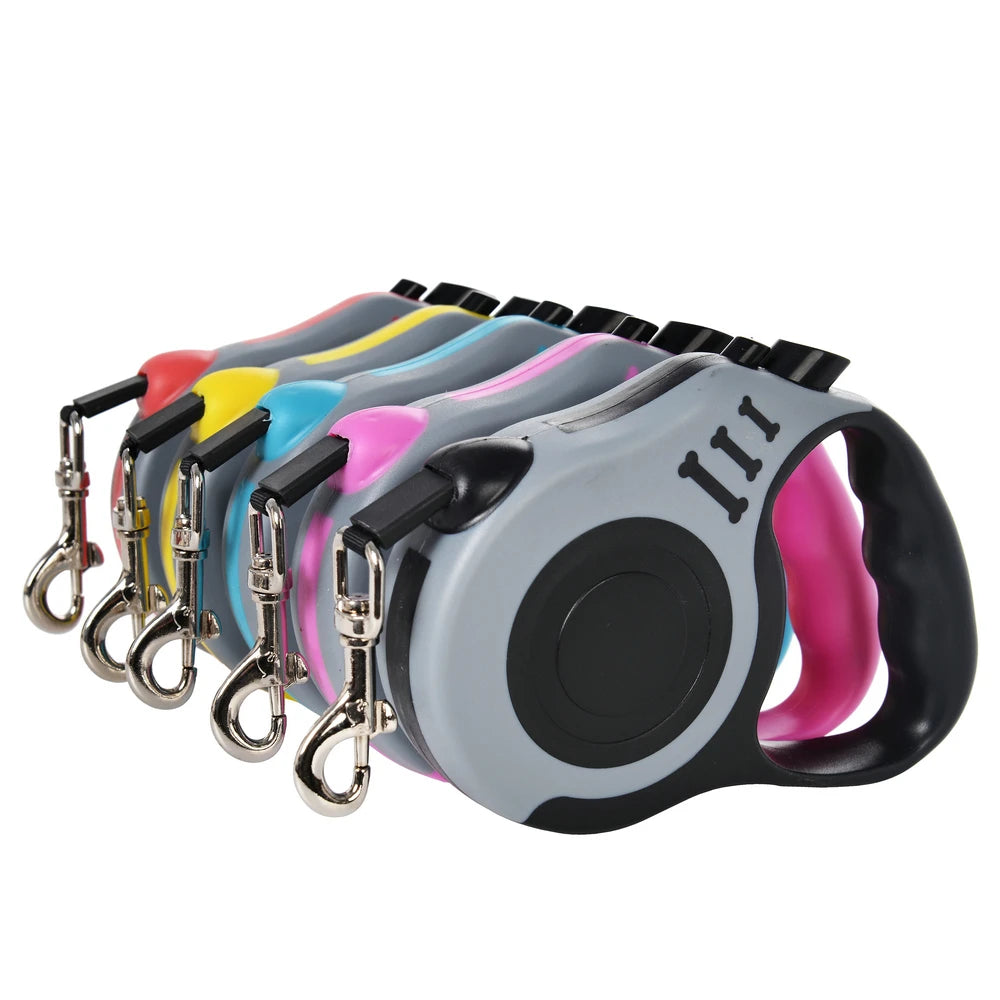 Guia Retrátil 5m para Cães e Gatos — FlexiWalk Leash
