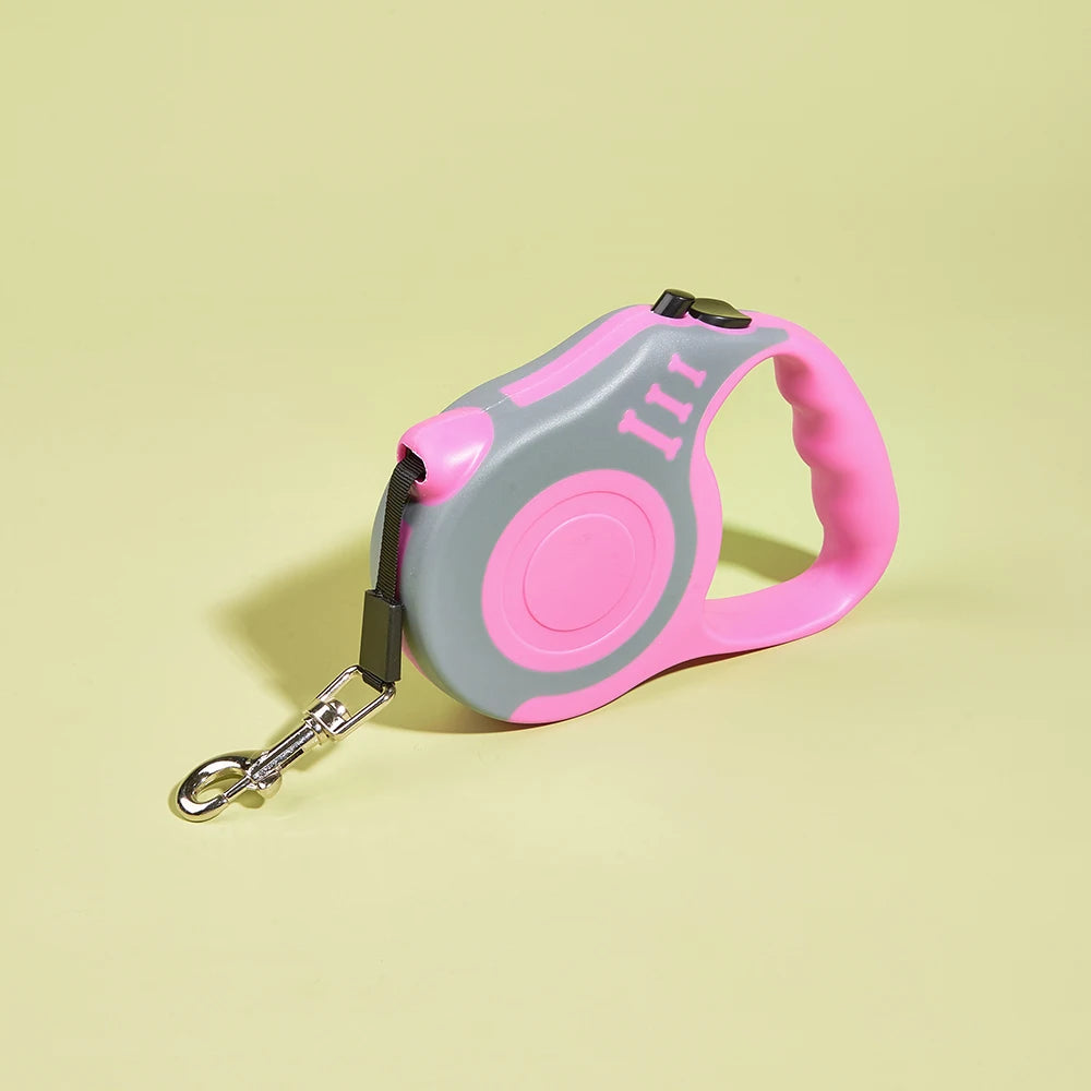 Guia Retrátil 5m para Cães e Gatos — FlexiWalk Leash