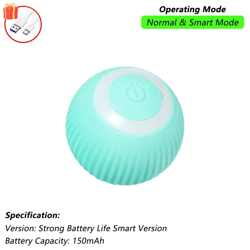 Bolinha Interativa Automática para Gatos — RollingPet Toy